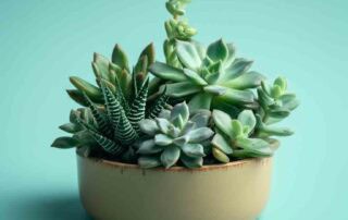 Succulents in Garden Dish for Father's Day