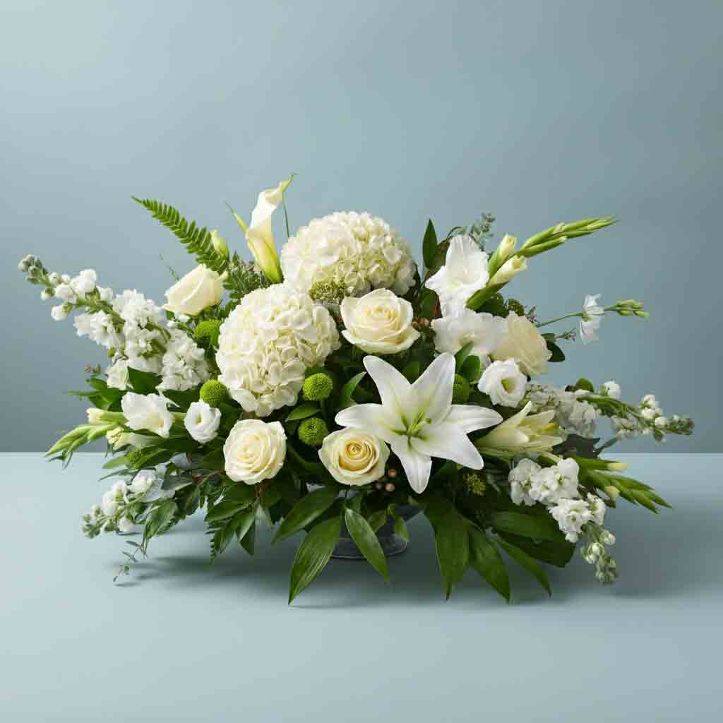 Elegant Sympathy Flower Arrangement