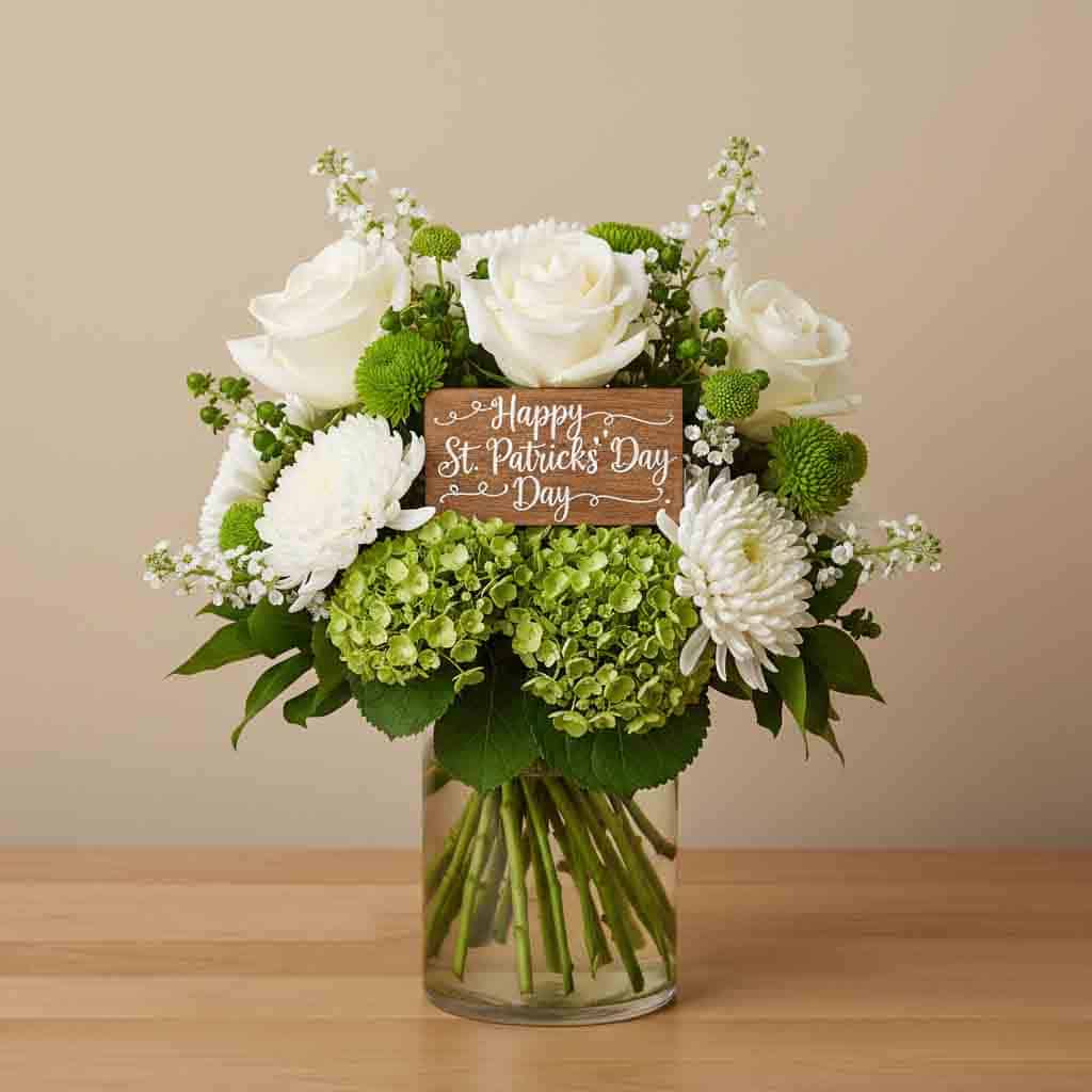 St Patrick's Day Flowers